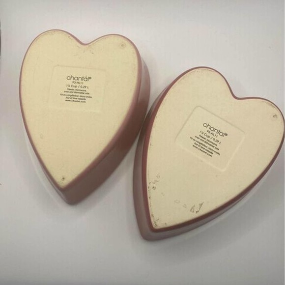 Chantal Heart Dessert Tart Casserole Bakeware Dish Set - Picture 3 of 3